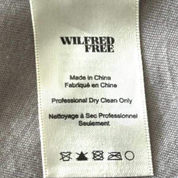 Wilfred Free Light Grey Mini Dress with Lining Sz M - Picture 4 of 8